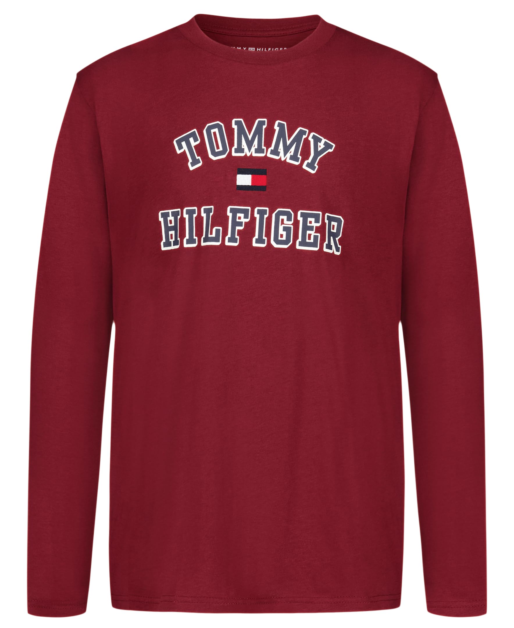 Tommy Hilfiger Boys' Long Sleeve Crew Neck T-Shirt
